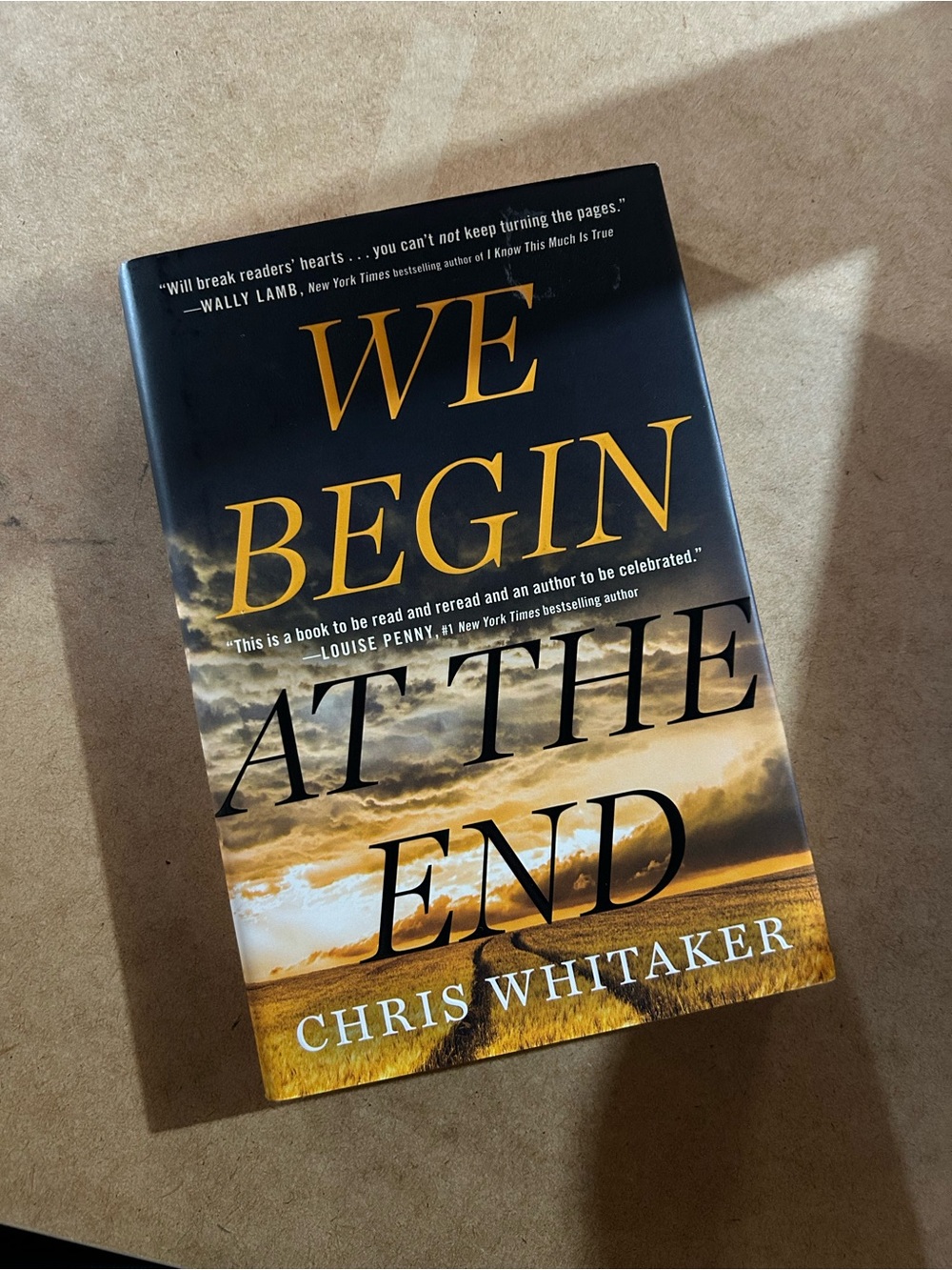 We Begin At The End by Chris Whitaker